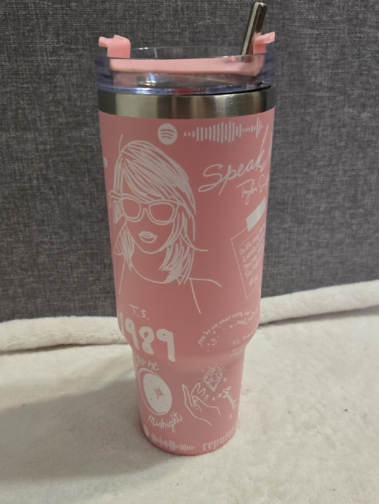 Other - NWOT Pink Taylor Swift 1989 Lyric Tumbler